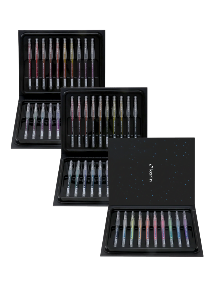 Set 20 Penne Gel DECO GEL 1.0 STAR SPARKS - Glitter Effetto Luccichio - Per Decorazioni E Calligrafia