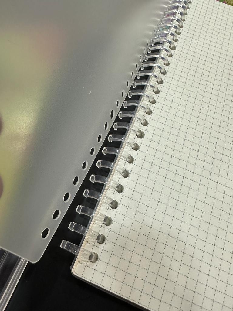 Material De Oficina Recargable Cuaderno Tamaño A5 Tapa Dura De Bolsillo Suelto C